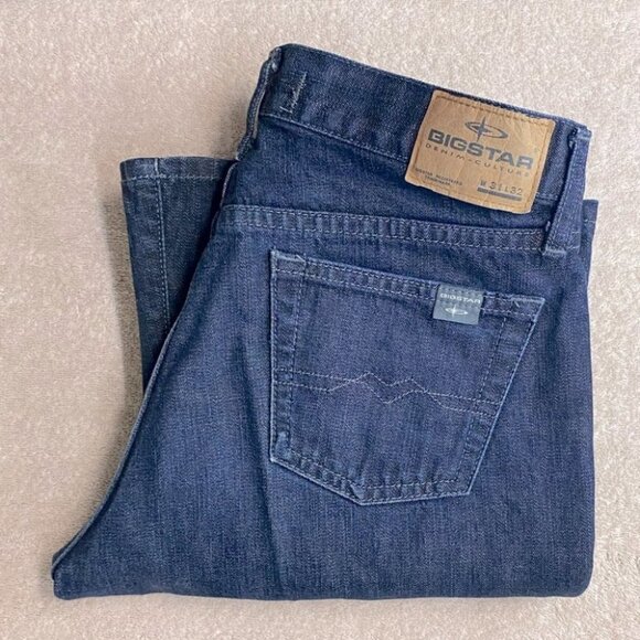 Big Star Dark Wash High Rise Flare Leg Jeans 31 - Picture 14 of 14